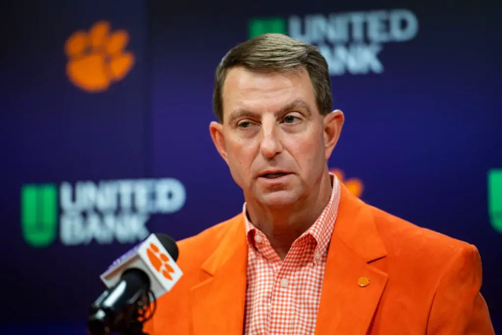 Dabo Swinney Clemson College Football