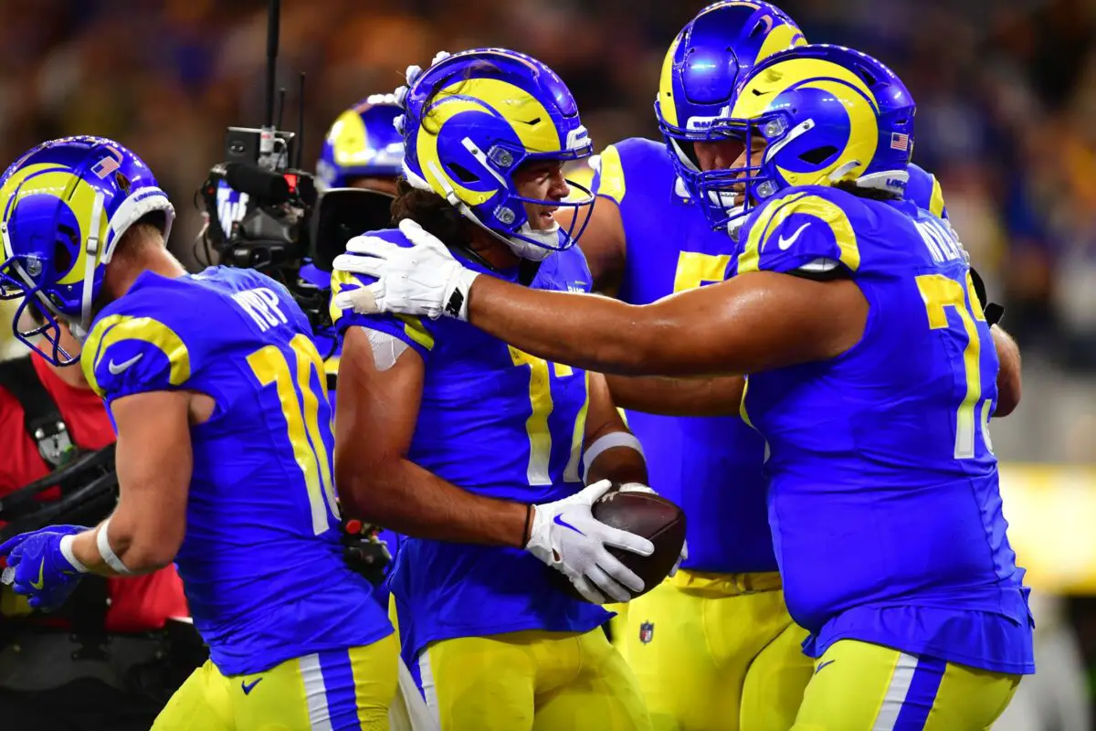 Puka Nacua, Los Angeles Rams, will likely break multiple records during the NFL week 18