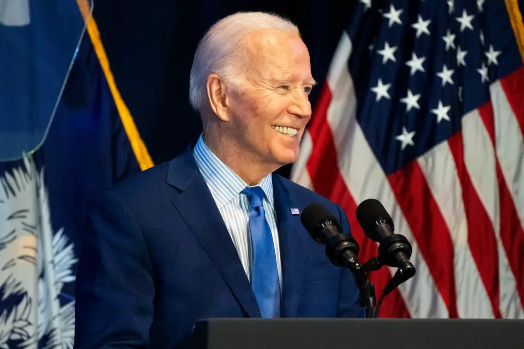 President Joe Biden speaks during the First in the Nation Dinner and Celebration on Saturday, Jan. 27, 2024