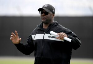 Las Vegas Raiders wide receivers coach Edgar Bennett