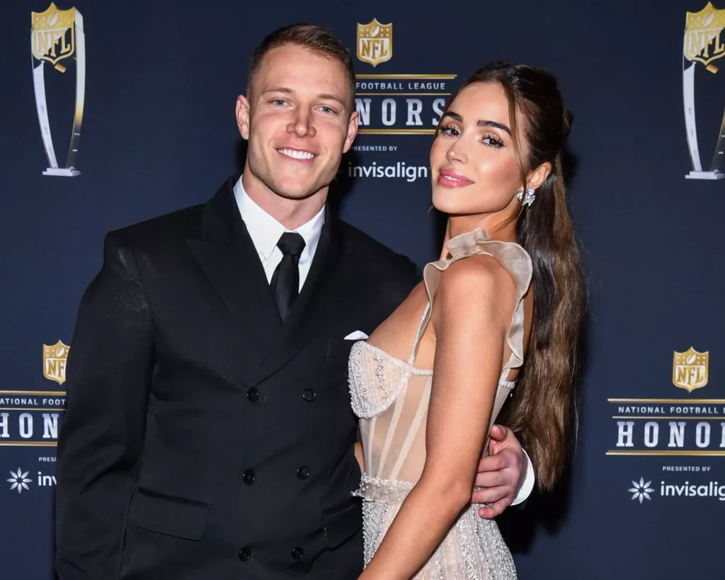 “Best Daddy In The World Goes To Camp Today”: Christian McCaffrey Leaves Newborn Behind As Olivia Culpo Gets Empotional Over NFL Star Heading To 49ers Camp san francisco 49ers christian mccaffrey