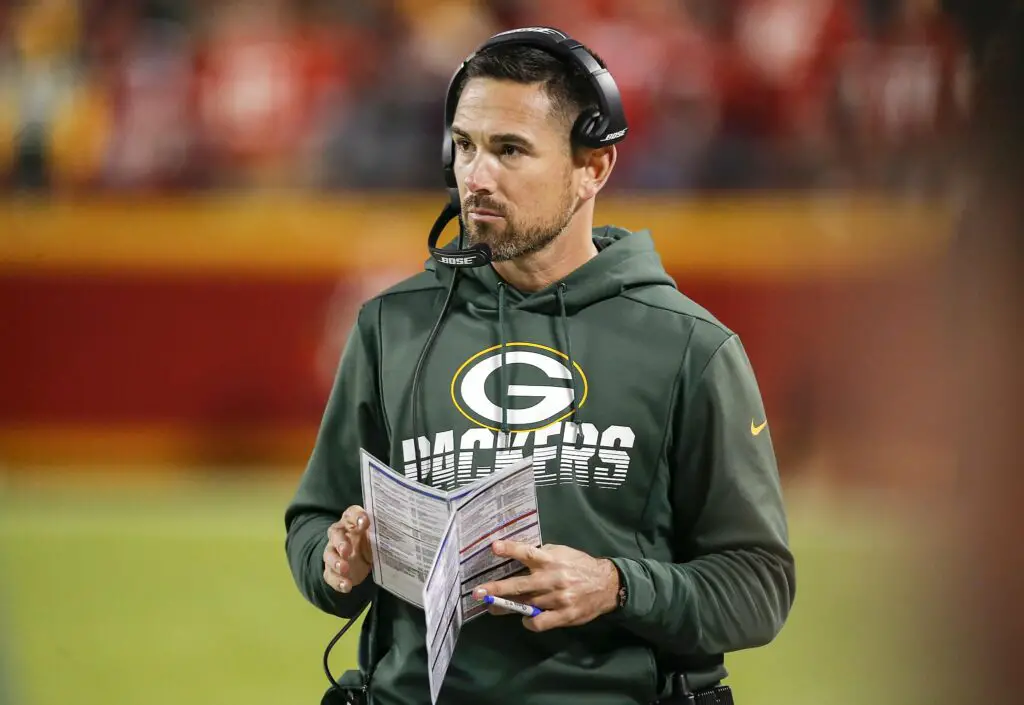 Matt LaFleur looks on from the sidelines Credit: Getty Images