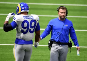 NFL Los Angeles Rams | Aaron Donald and Sean McVay