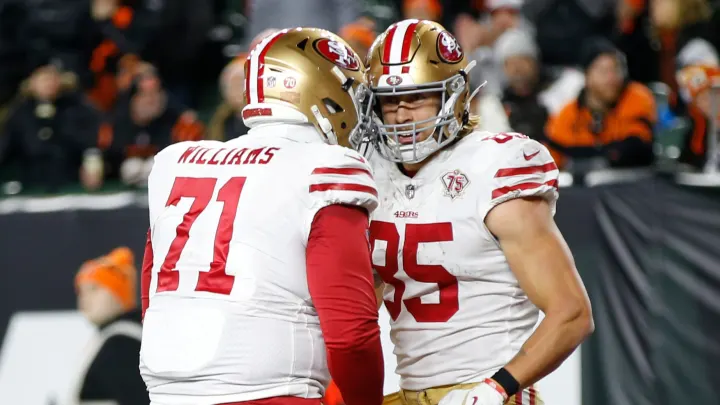 NFL Trent Williams and George Kittle originally restructured ahead of 2023 to help with the future Nick Bosa contract.