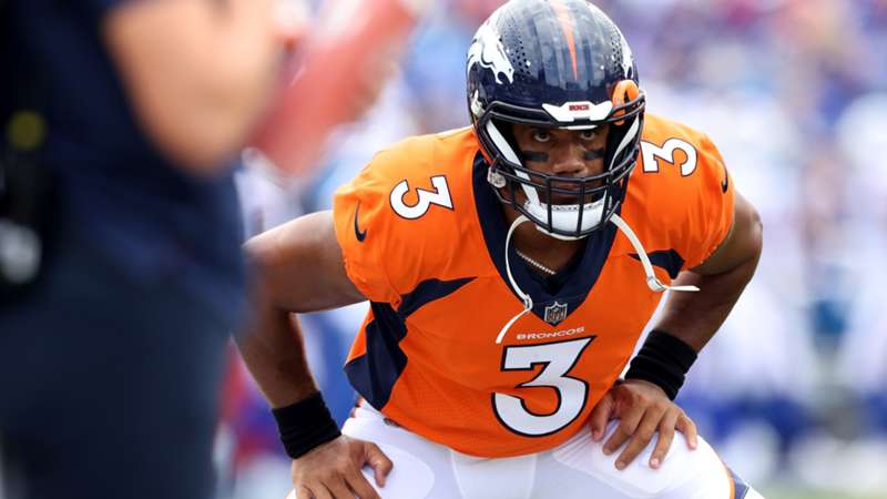 Denver Broncos QB Russell Wilson was linked to the New York Giants in the offseason before signing with the Pittsburgh Steelers. Credit: Getty Images