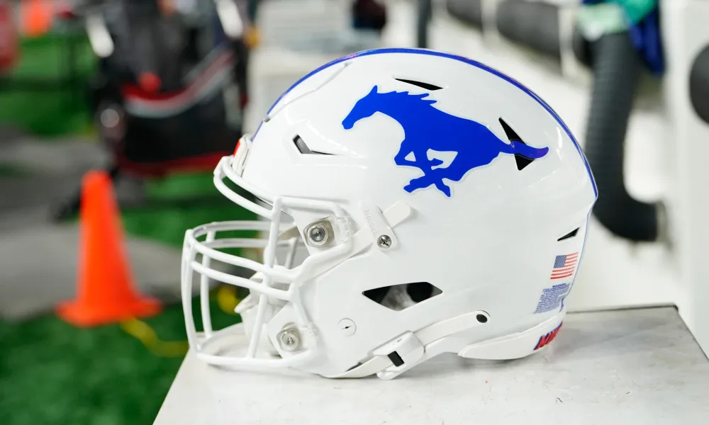 SMU Mustangs Football Helmet