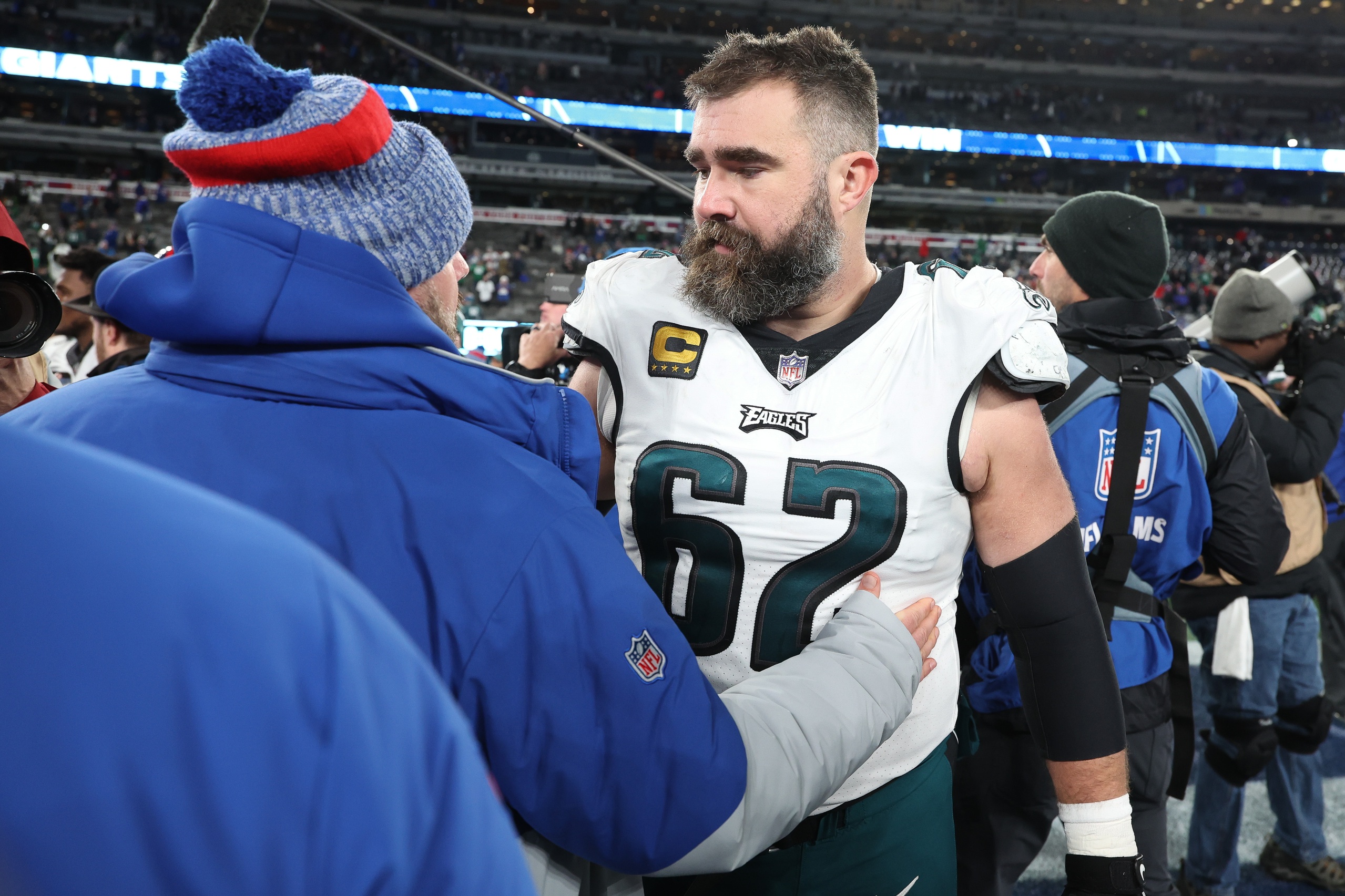 "Happy Tears": Jason Kelce's Wife Kylie Gives Speech On Autism Which Brings Faans To Tears 2 New York Giants Brian Daboll
