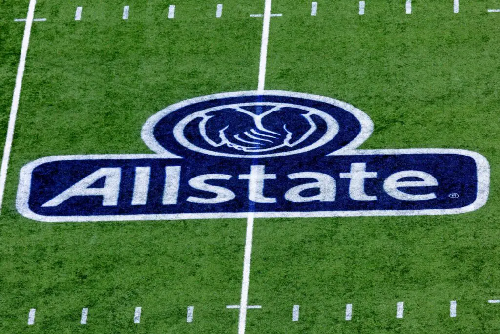 Allstate logo, college football, Big 12