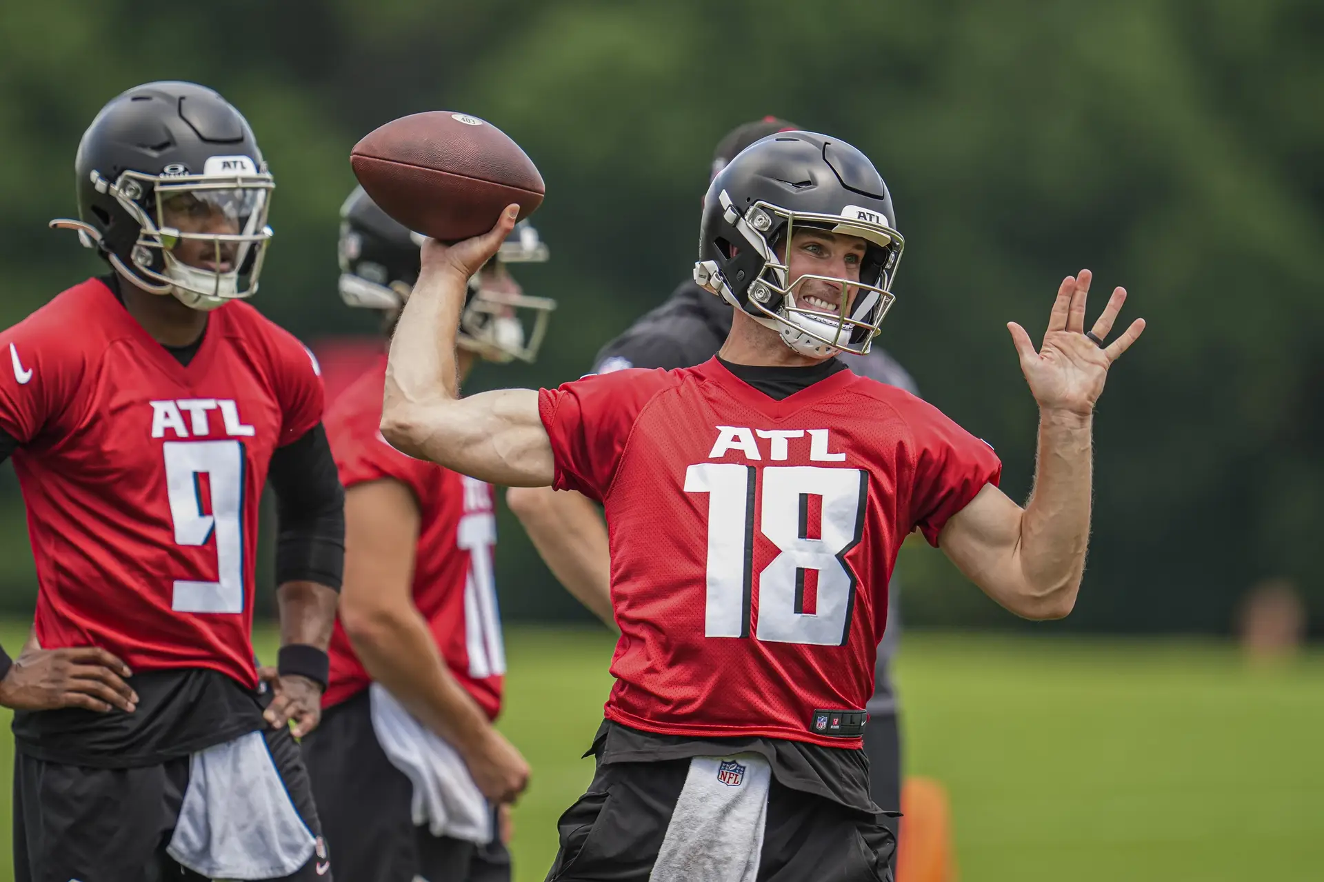 "We're Moving Forward": Kirk Cousins Gets Real On QB Battle With Michael Penix Jr. During Minicamp 1 Kirk Cousins Michael Penix Jr.