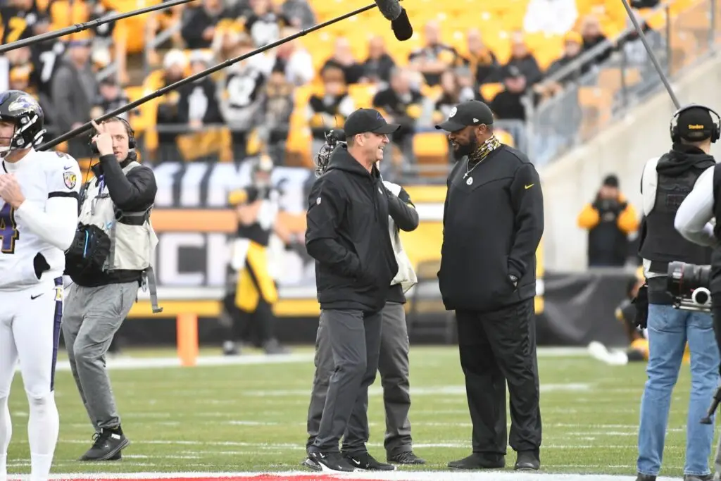 NFL John Harbaugh, Mike TomlinSteelers