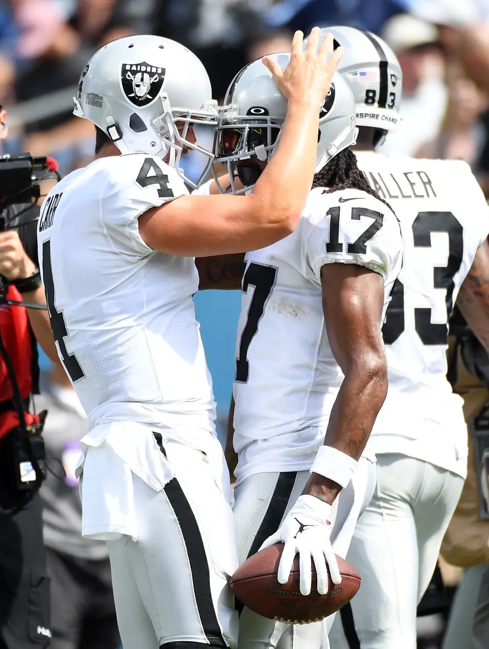 Las Vegas Raiders, Davante Adams, Derek Carr