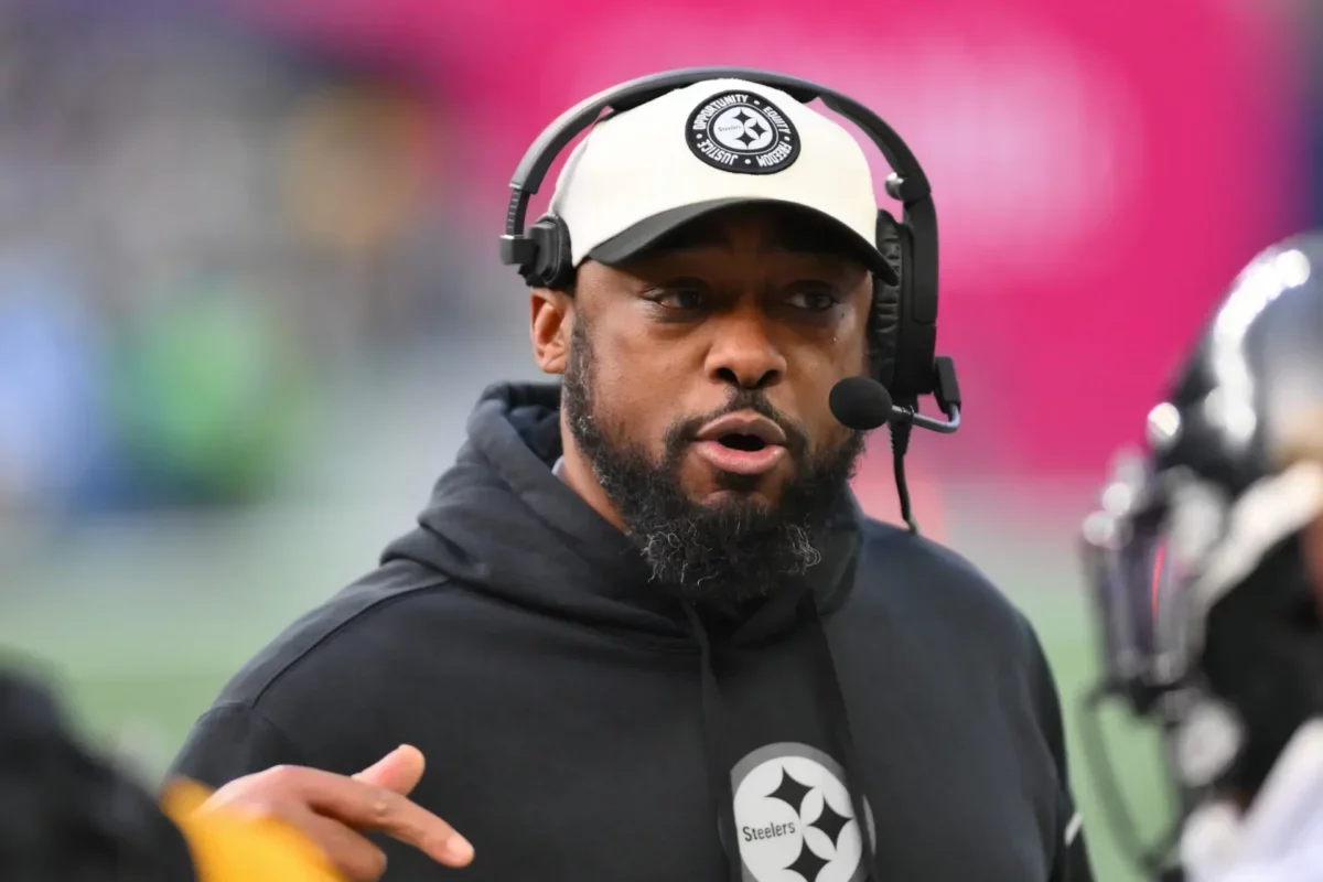 Dec 31, 2023; Seattle, Washington, USA; Pittsburgh Steelers head coach Mike Tomlin during the second half against the Seattle Seahawks at Lumen Field. Mandatory Credit: Steven Bisig-USA TODAY Sports