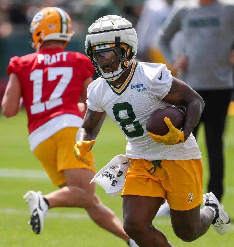 Green Bay Packers running back Josh Jacobs