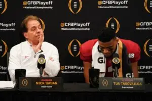 Tua Tagovailoa, Nick Saban