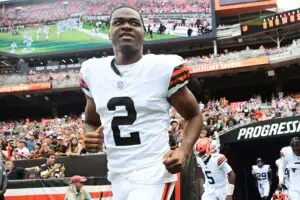 NFL Aug 10, 2024; Cleveland, Ohio, USA; Cleveland Browns wide receiver Amari Cooper (2) before the game against the Green Bay Packers at Cleveland Browns Stadium. Mandatory Credit: Ken Blaze-Imagn Images