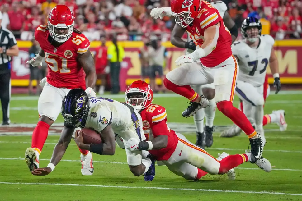 Kansas CIty Chiefs Baltimore Ravens