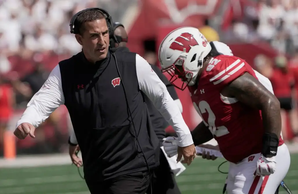 Luke Fickell Wisconsin Badgers football