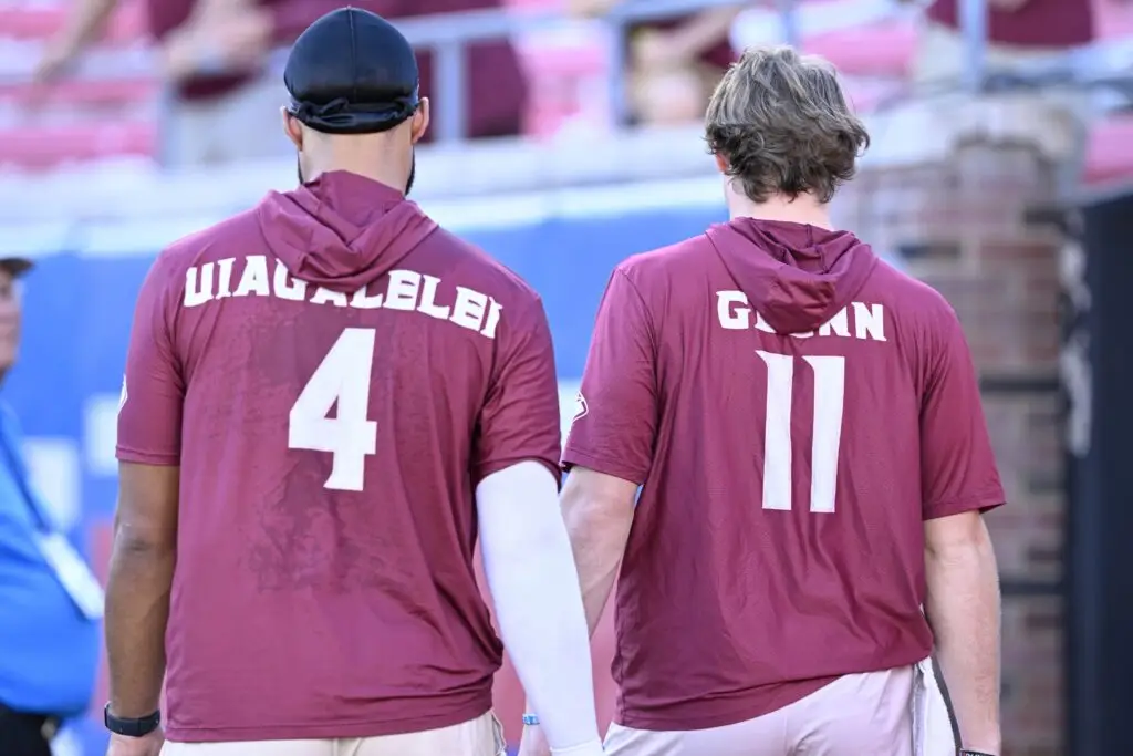 Florida State Seminoles bench dj uiagalelei