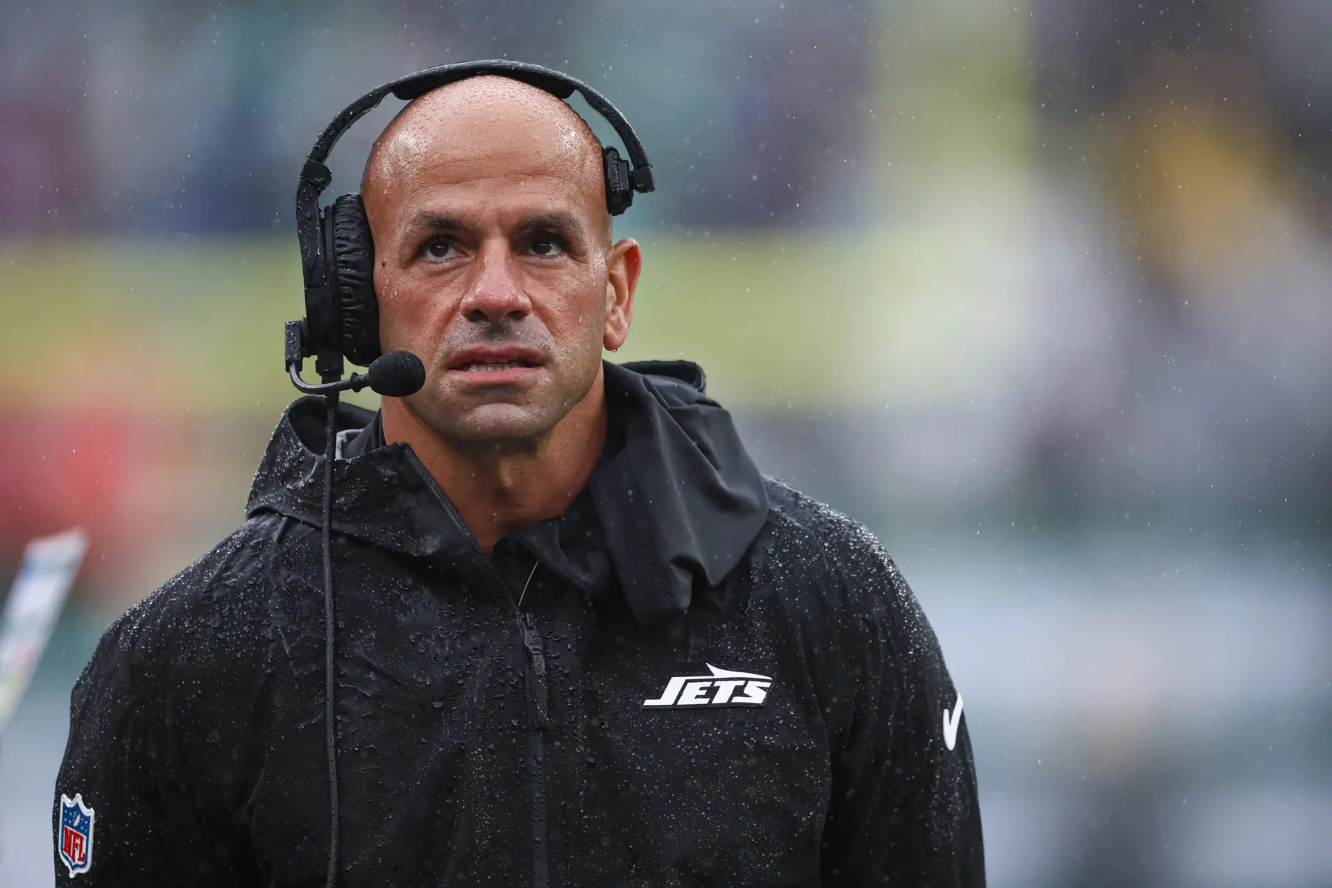 "I Needed Therapy" Jets Cause Major Mental Health Scare (Report) 4 Sep 29, 2024; East Rutherford, New Jersey, USA; New York Jets head coach Robert Saleh looks on during the first half against the Denver Broncos at MetLife Stadium. Mandatory Credit: Vincent Carchietta-Imagn Images