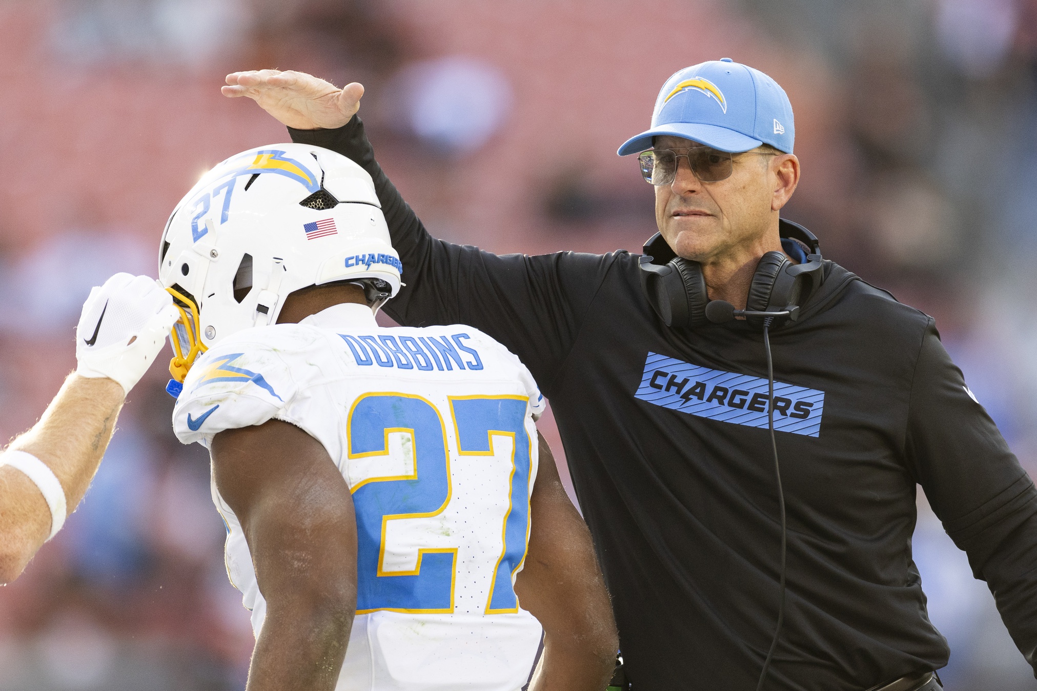 Los Angeles Chargers, J.K. Dobbins, Jim Harbaugh