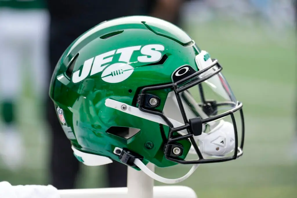 'I Can’t Remember Exactly How Many' Abortions I've Had: New York Jets Fan Has Brutally Honest Conversation 1 Aug 12, 2023; Charlotte, North Carolina, USA; New York Jets helmet during the second quarter against the Carolina Panthers at Bank of America Stadium. Mandatory Credit: Jim Dedmon-Imagn Images