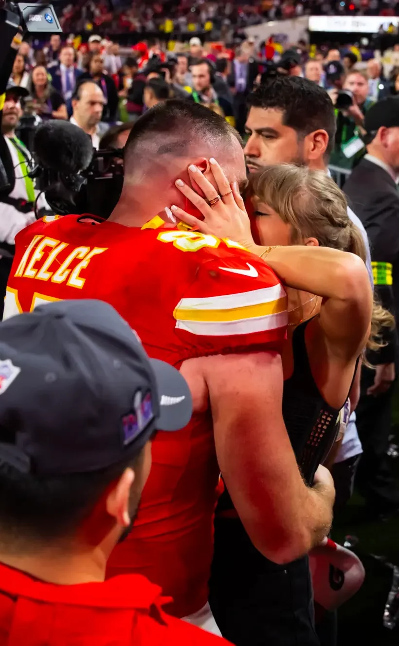 Kansas City Chiefs: Travis Kelce and Taylor Swift See Crucial Legal Ruling Go Their Way in Hollywood Scandal Case 1 Feb 11, 2024; Paradise, Nevada, USA; Kansas City Chiefs tight end Travis Kelce (87) kisses girlfriend Taylor Swift as they celebrate after defeating the San Francisco 49ers in Super Bowl LVIII at Allegiant Stadium. Mandatory Credit: Mark J. Rebilas-Imagn Images