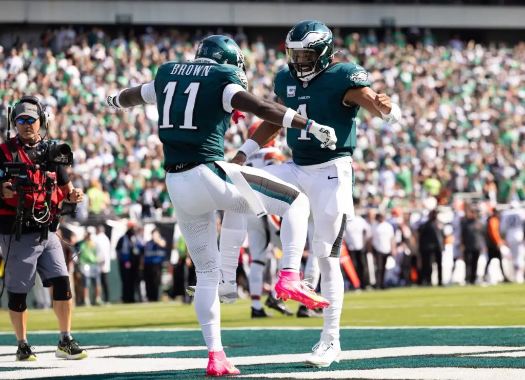 Former NFL Executive Reveals Philadelphia Eagles' Ideal Season Opener 1 Jalen Hurts, AJ Brown