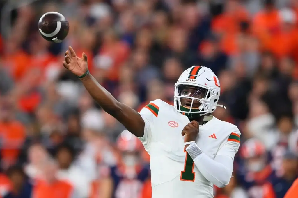 Miami Hurricanes quarterback Cam Ward