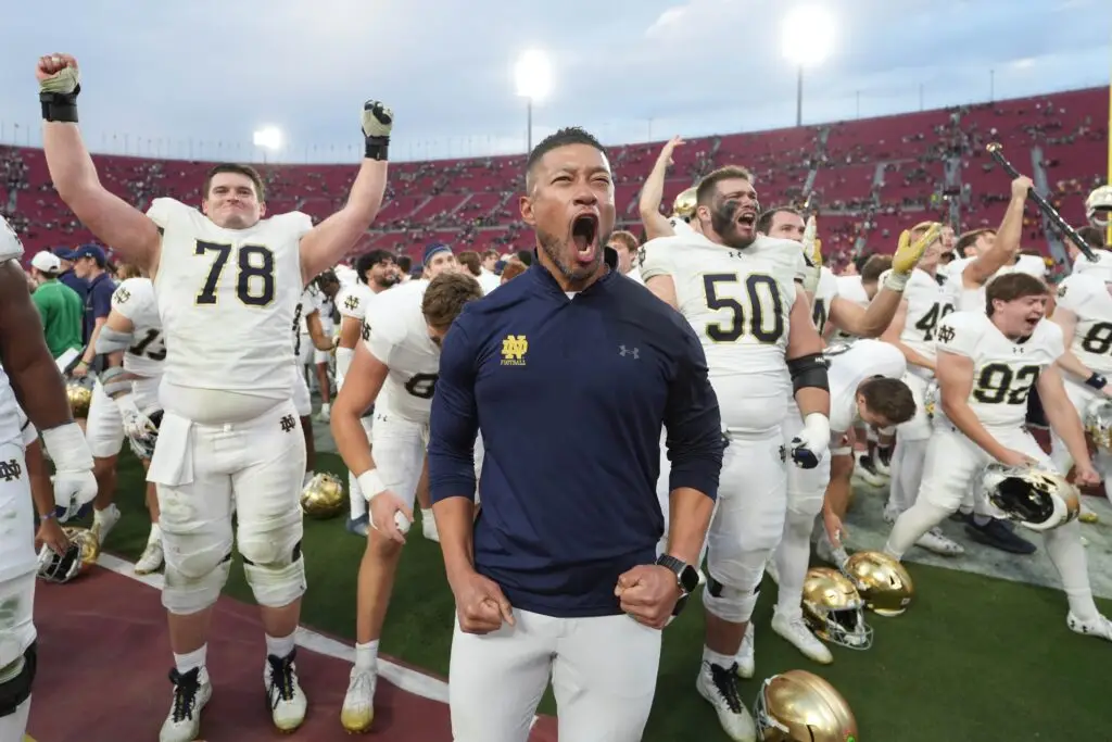 Marcus Freeman and Notre Dame.