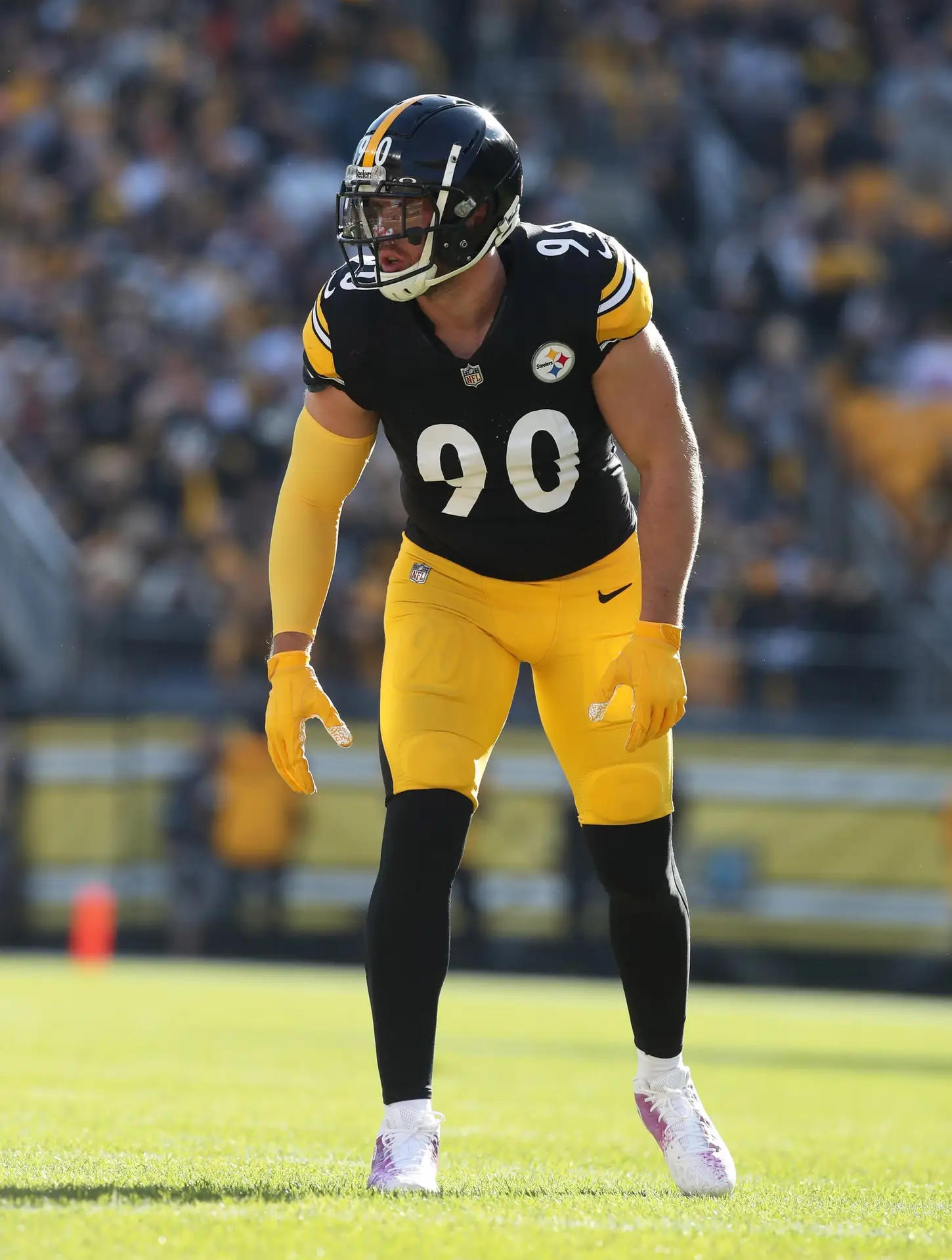 "Fortunate?!" Steelers And TJ Watt Reportedly Get Into Fiery Exhchange, Future Uncertain 3 Dec 8, 2024; Pittsburgh, Pennsylvania, USA; Pittsburgh Steelers linebacker T.J. Watt (90) at the line of scrimmage against the Cleveland Browns during the first quarter at Acrisure Stadium. Mandatory Credit: Charles LeClaire-Imagn Images