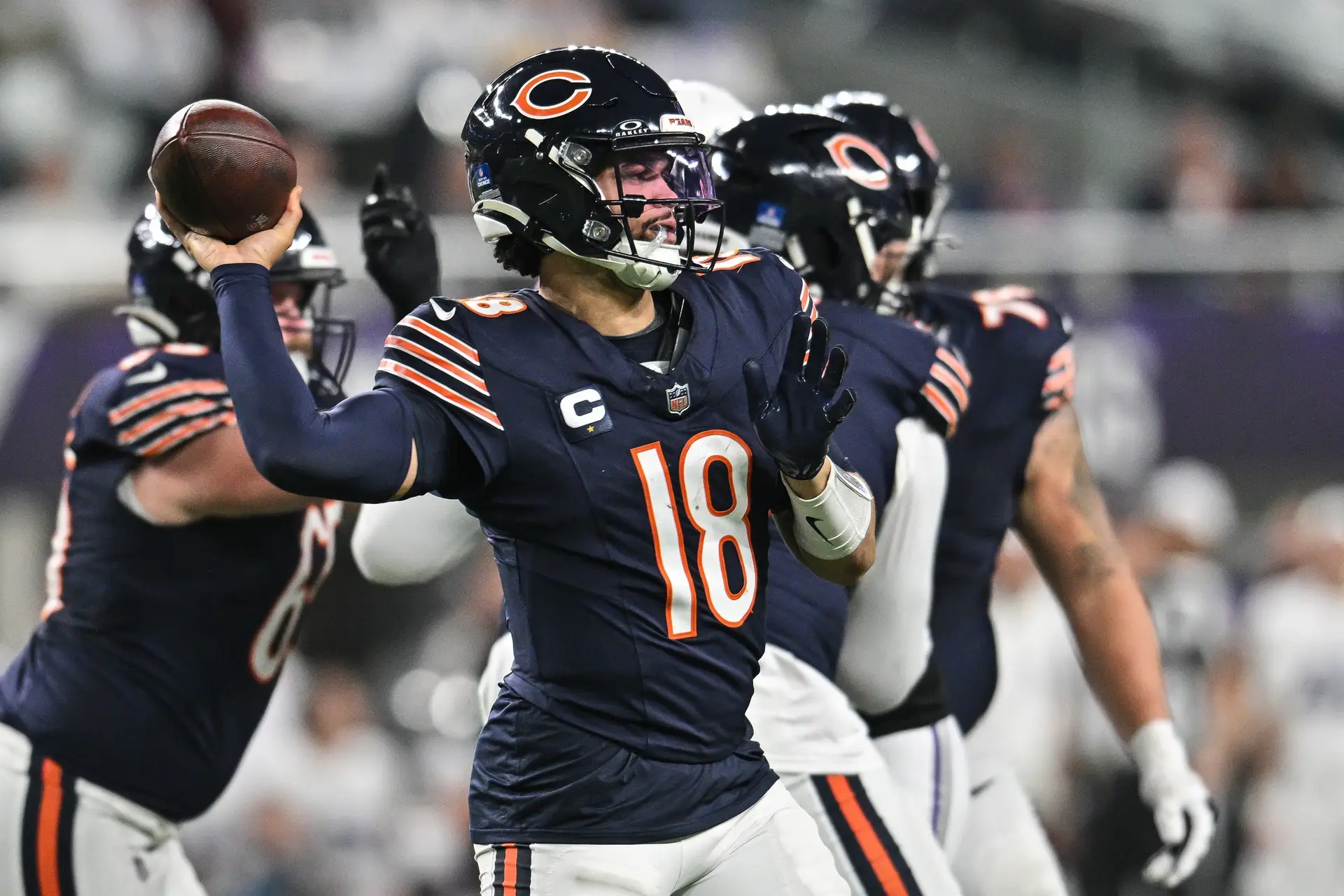 "Hopefully, We Outside US Again": Caleb Williams Gives Honest Take On Bears Playing Overseas In 2025 Season 3 Chicago Bears quarterback Caleb Williams (18)