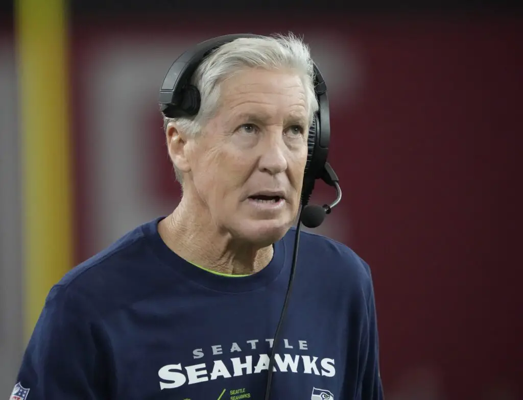 Las Vegas Raiders Rookie Earns Legendary Comparison from Pete Carroll 1 Seattle Seahawks head coach Pete Carroll