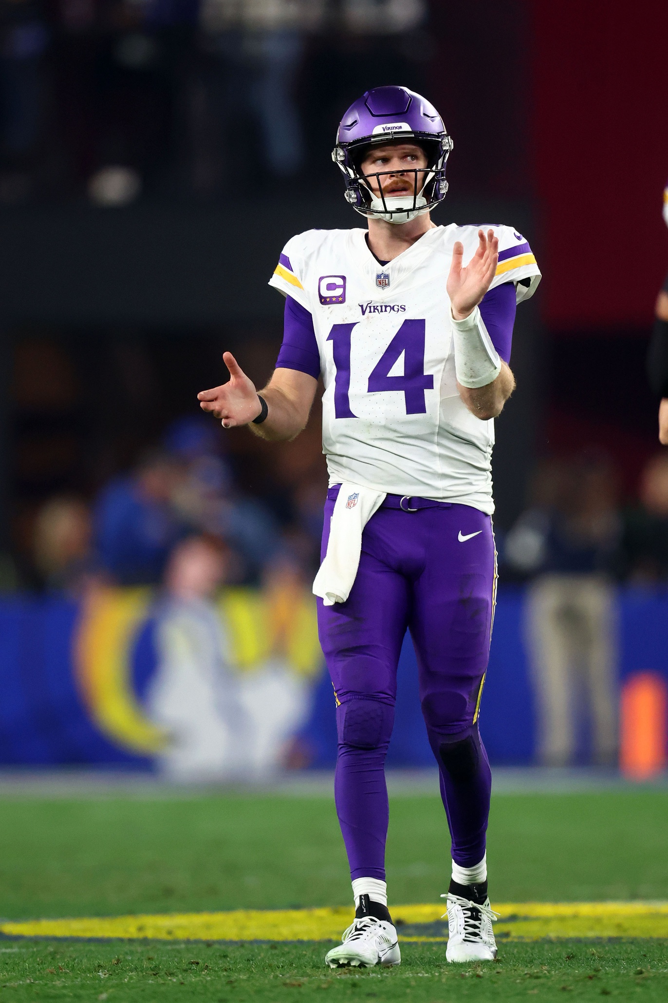 Minnesota Vikings quarterback Sam Darnold (14)