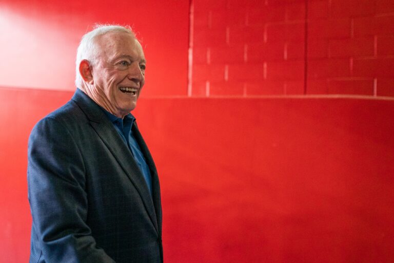 August 10, 2019; Santa Clara, CA, USA; Dallas Cowboys owner Jerry Jones before the game against the San Francisco 49ers at Levi's Stadium. Mandatory Credit: Kyle Terada-Imagn Images