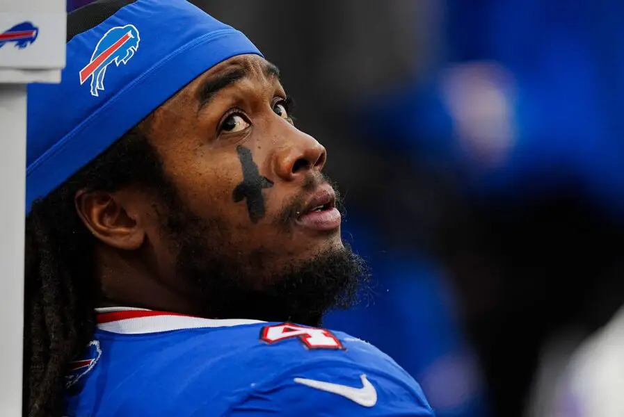 'Someone Else': Buffalo Bills Hint At Moving On From James Cook 1 Buffalo Bills running back James Cook (4) takes a breather while the defensive line is on the field during second half of the Bills home game against the New York Jets at Highmark Stadium