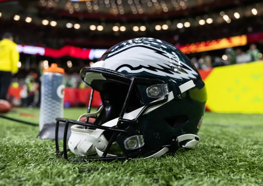 'Rare, Aggressive Form Of Cancer': Philadelphia Eagles Super Bowl Champion Has Serious Health Crisis 1 Feb 9, 2025; New Orleans, LA, USA; Detailed view of a Philadelphia Eagles helmet during Super Bowl LIX at Ceasars Superdome. Mandatory Credit: Mark J. Rebilas-Imagn Images