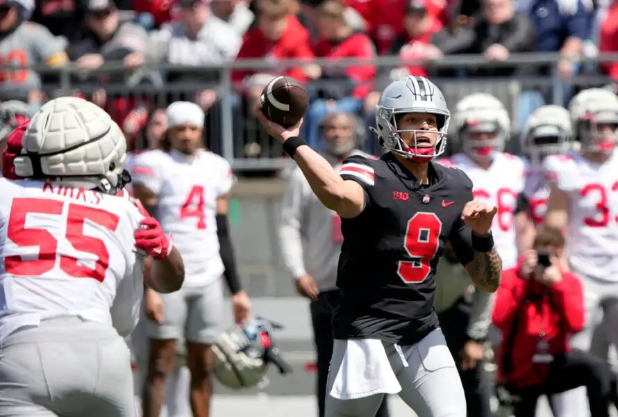 "Two Horse Race": Ohio State Buckeyes Freshman Quarterback Ruled Out Of Starting Job According To Ryan Day 2 USATSI 25912793 168400517 lowres