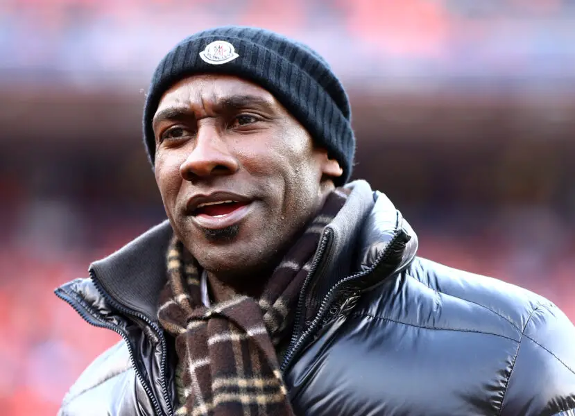 Jan 24, 2016; Denver, CO, USA; Denver Broncos former tight end Shannon Sharpe in attendance against the New England Patriots in the AFC Championship football game at Sports Authority Field at Mile High. Mandatory Credit: Mark J. Rebilas-Imagn Images