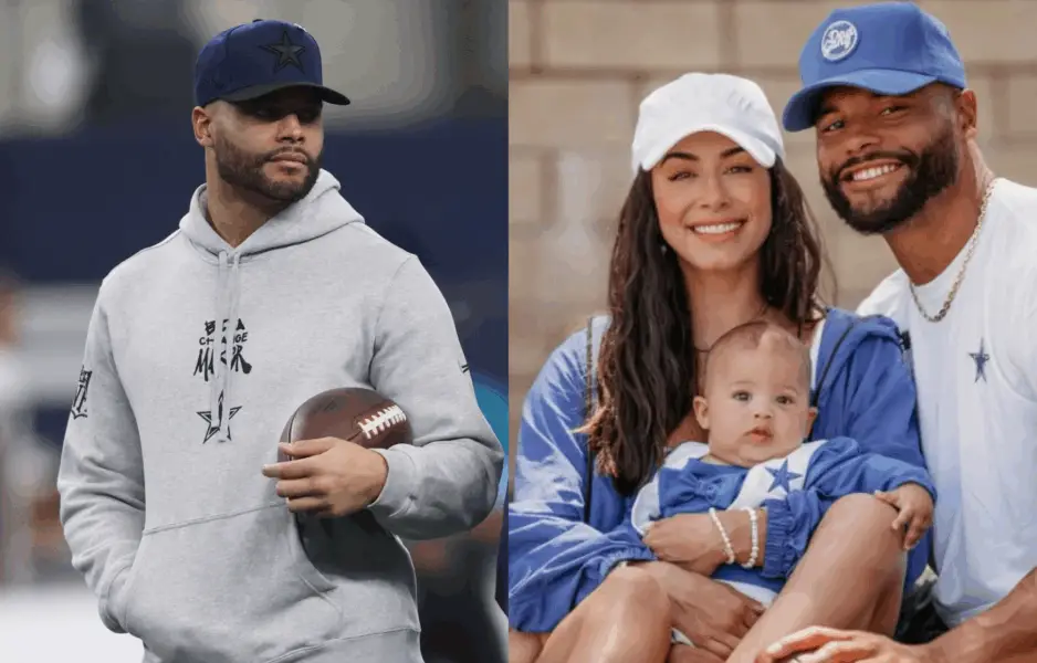 Dak Prescott’s Fiancee Posts Mother’s Day Pictures With Daughter. Photo credits: Imagn and Instagram