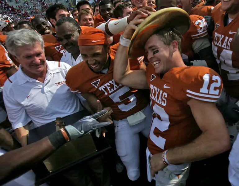 "Despite Averaging 50.2 Points Per Game": 2005 Texas Longhorns Ranked In Top 5 Of College Football Teams Over The Last 25 Years 1 USATSI 24445109 168400517 lowres