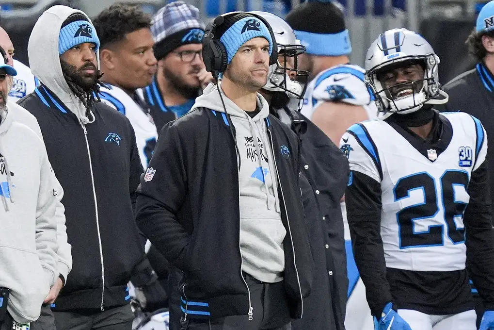 Carolina Panthers head coach Dave Canales