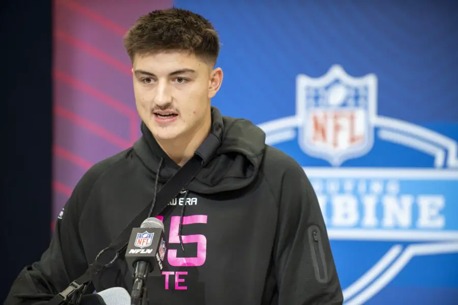 "The Top Tight End In This Class": NFL Insider Reveals Why the Chicago Bears Drafted Colston Loveland Over Tyler Warren 2 USATSI 25526761 168400517 lowres