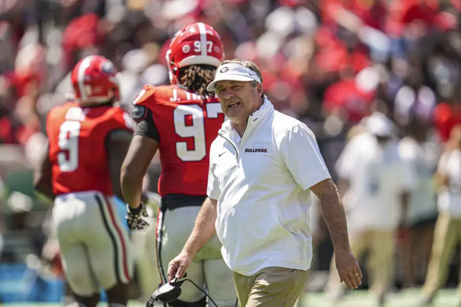 "I Don't Think Georgia's Program Is Going To Slip": College Football Insider Ranks Georgia Bulldogs Head Coach Kirby Smart As Best Coach In The Country 1 USATSI 25913141 168400517 lowres
