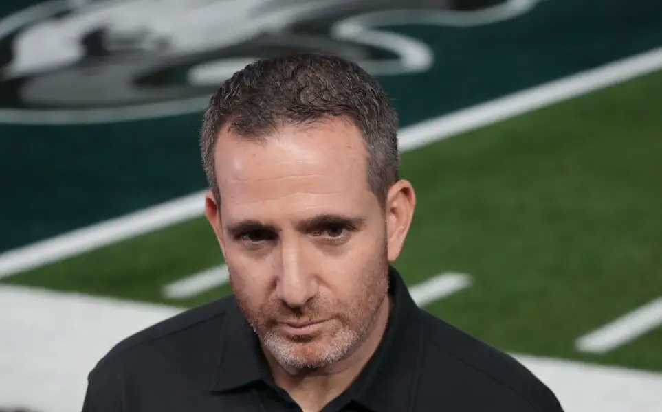 Eagles' Howie Roseman's behind-the-scenes quip to Falcons trade 1 Philadelphia Eagles general manager Howie Roseman during Super Bowl LIX Opening Night at Ceasars Superdome.