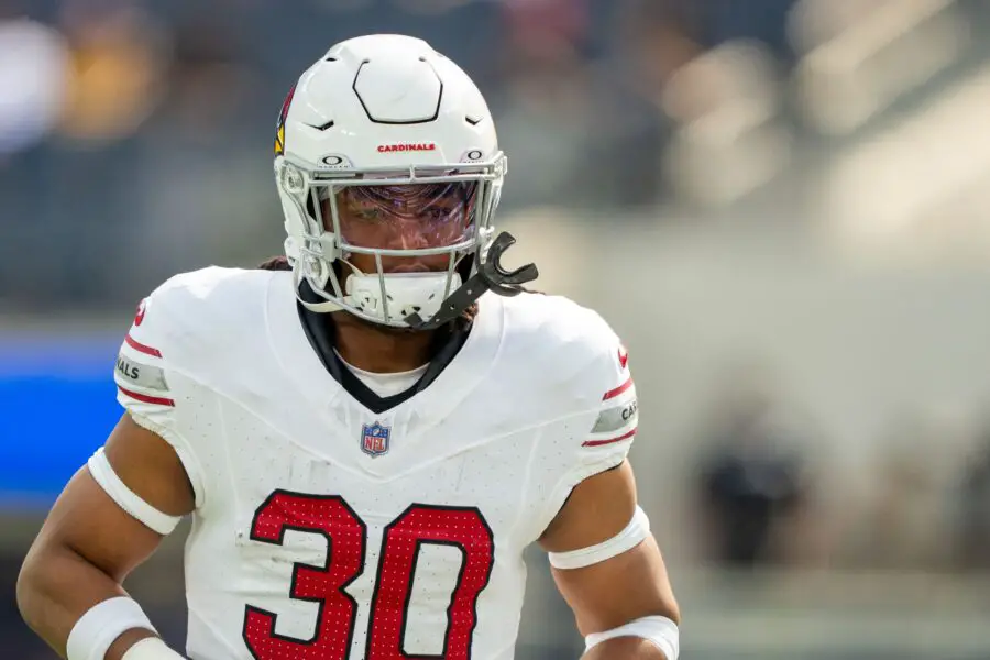 Chiefs cut ties with Ingram, Lockhart amid injury setbacks 2 Arizona Cardinals running back Keaontay Ingram (30) before the game against the Los Angeles Rams at SoFi Stadium.