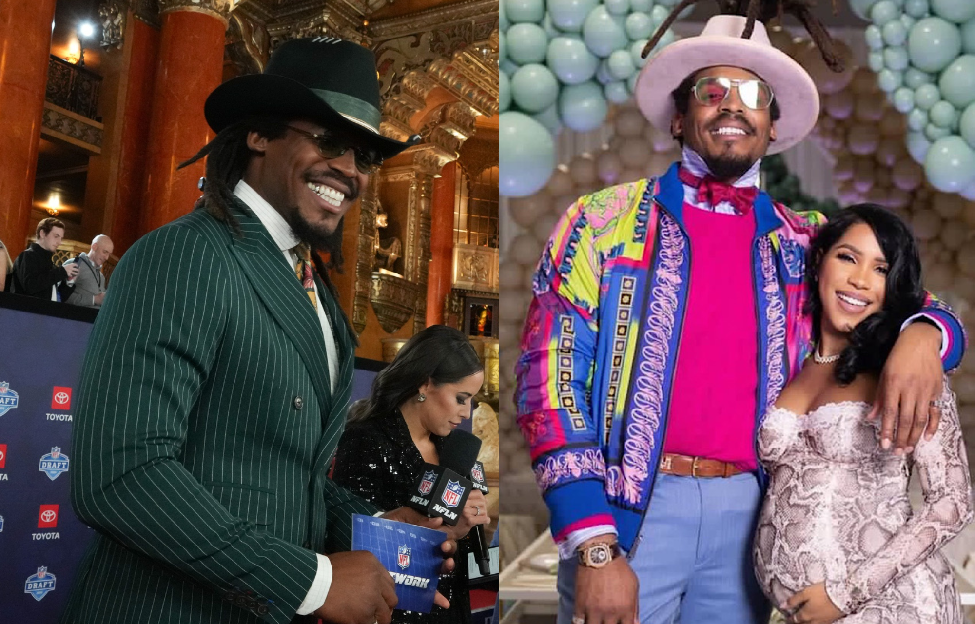 "Big Mama": Cam Newton's GF Jasmin Brown Spills Baby News as Comedian Gears Up To Welcome Baby No. 2 With Ex-NFL MVP 1 Cam Newton with GF Jasmin Brown. Photo credits: Imagn and @MajorePhotography