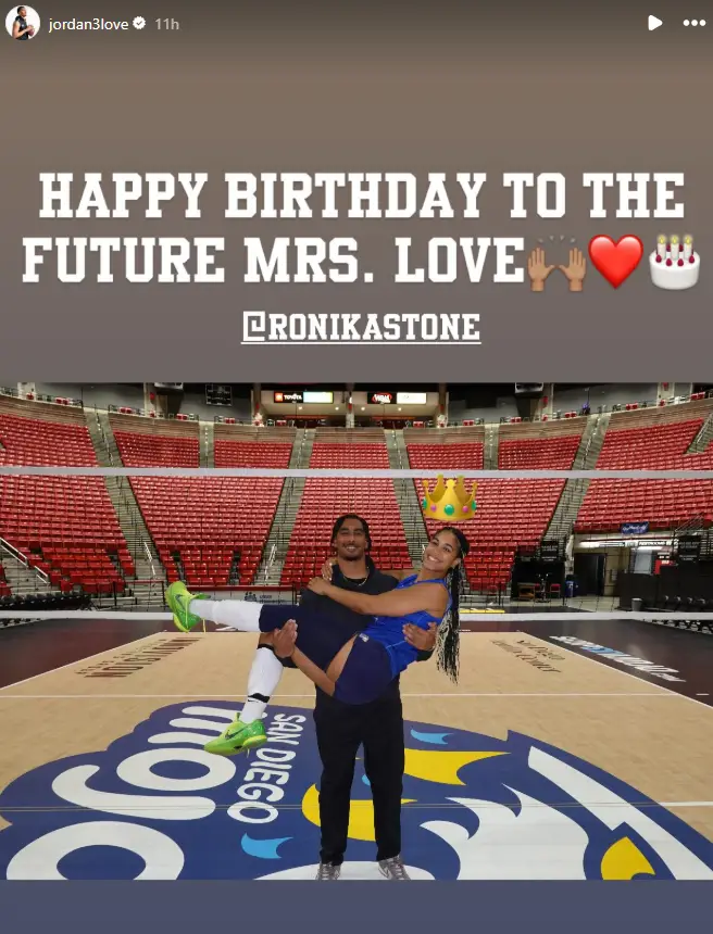 Jordan Love Sends Perfect Birthday Message for Future Wife 1 Green Bay Packers, Jordan Love, Ronika Stone