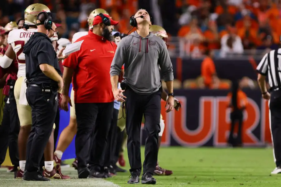 "Florida State Fell On Its Face": Florida State Seminoles Head Coach Mike Norvell On Hot Seat Entering 2025 Season (Report) 1 USATSI 24598072 168400517 lowres