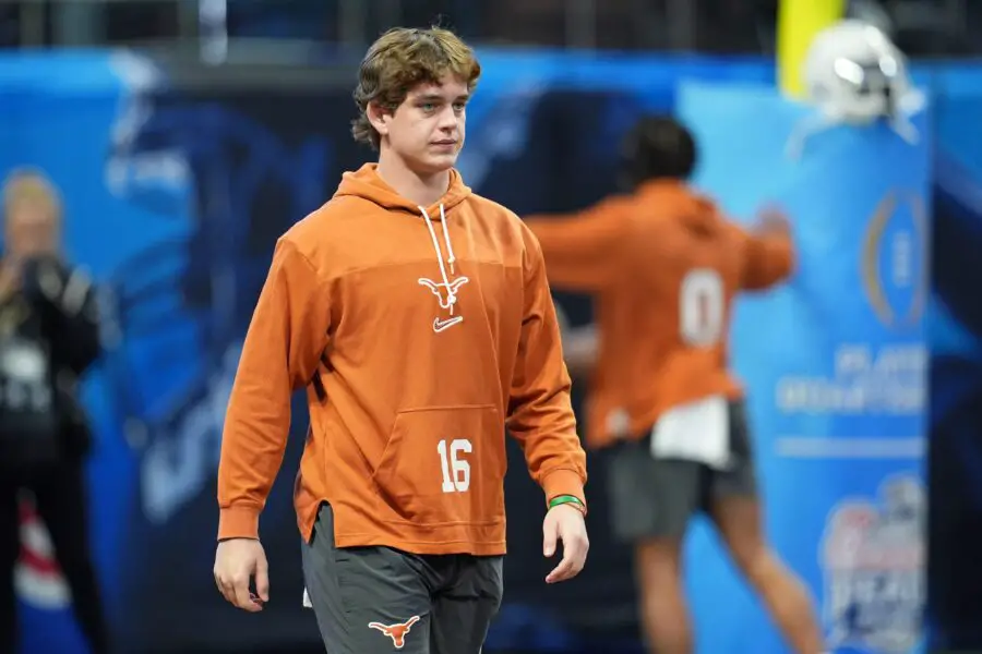 "The First Start In the Arch Era": College Football Analyst Breaks Down Potential Critical Moment For Texas Longhorns Quarterback Arch Manning For 2025 Season 2 USATSI 25095049 168400517 lowres