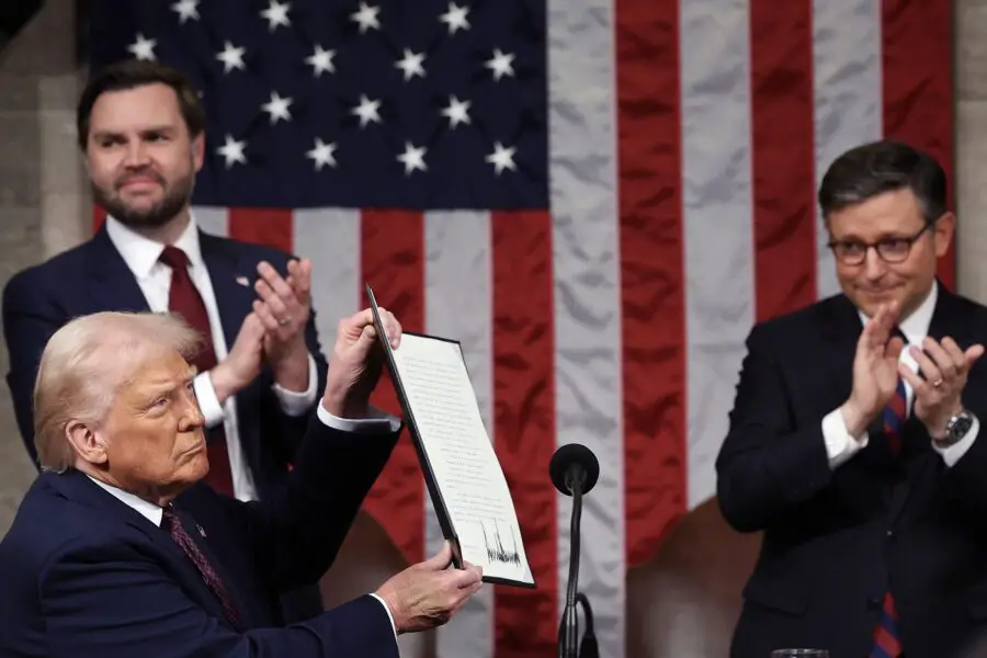 'Immigration Agents Will Have Easier Access' To Los Angeles Rams And Chargers Games, Per NFL Insider 1 President Donald Trump holds a copy of an executive order honoring Jocelyn Nungaray, a a 12-year-old girl who was killed by illegal immigrants, as he addresses a joint session of Congress at the U.S. Capitol on March 04, 2025 in Washington, DC. President Trump was expected to address Congress on his early achievements of his presidency and his upcoming legislative agenda. Mandatory Credit: Win McNamee-Pool via Imagn Images
